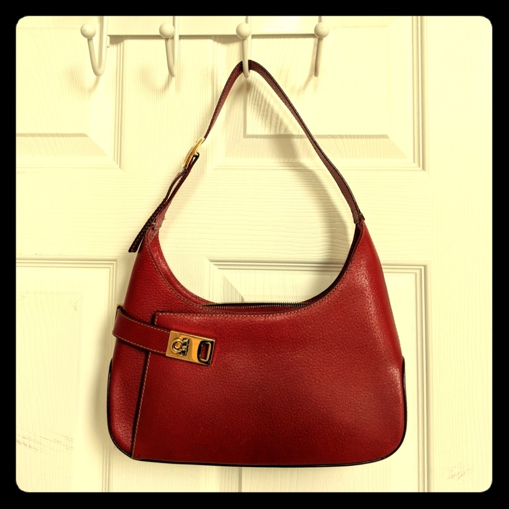 Salvatore Ferragamo Red Shoulder Bag